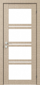 Міжкімнатні двері - Modern Quadro крем стекло